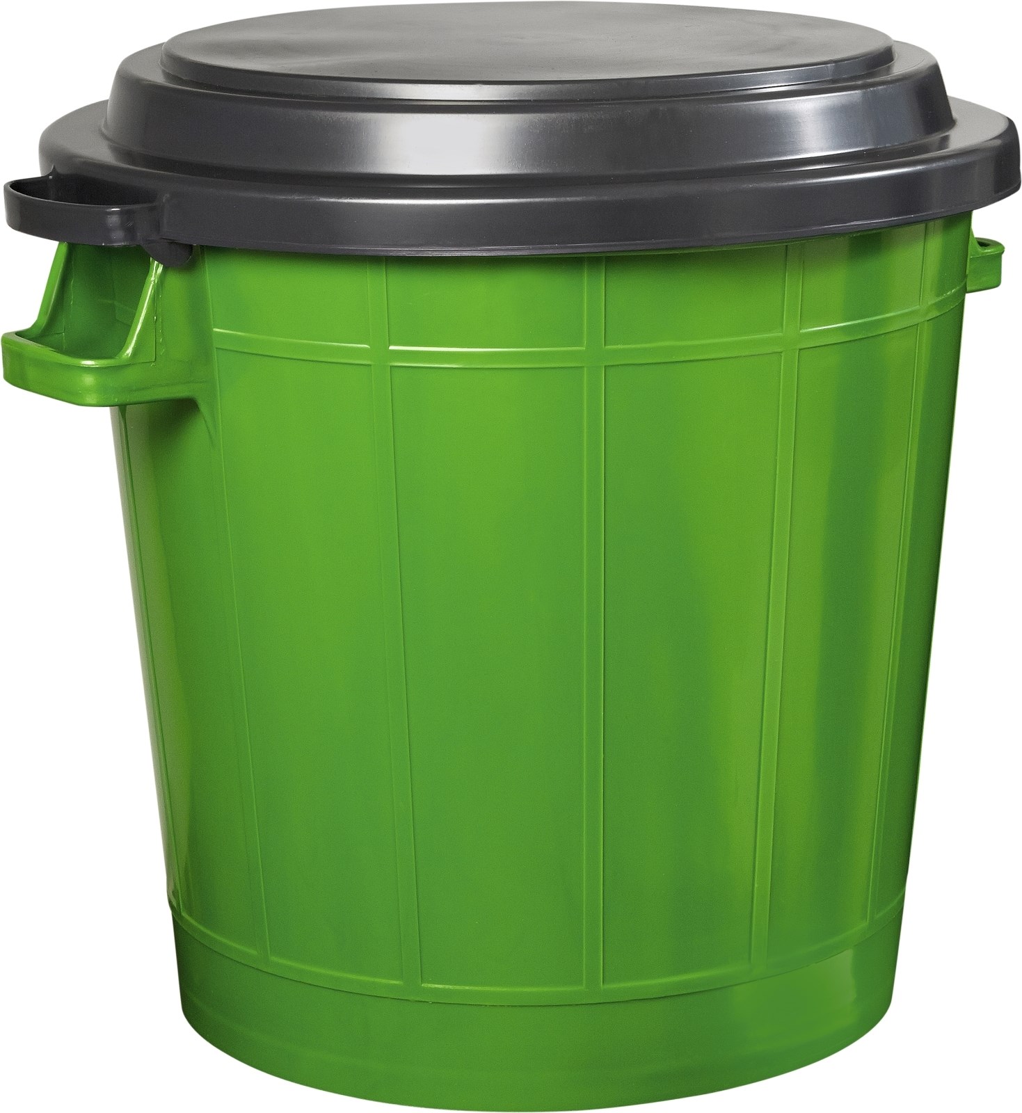 Gartenabfallbehälter Universaltonne Gartentonne Mülltonne Müllbehälter Mülleimer Abfalltonne Anthrazit mit Deckel 110L 